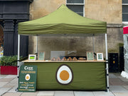 Cegg Stand Out at Food Events with a Custom Printed Heavy-Duty Gazebo