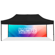 6m Custom Printed Full Gazebo Wall